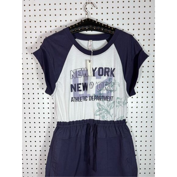 Anthropologie Daily Practice graphic mini dress size S - Picture 4 of 9